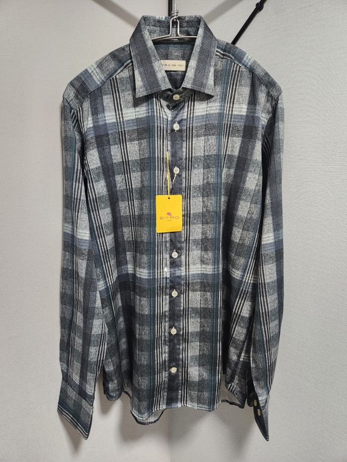 Etro ETRO CHECK SHIRT Size US M / EU 48-50 / 2 - 1 Thumbnail