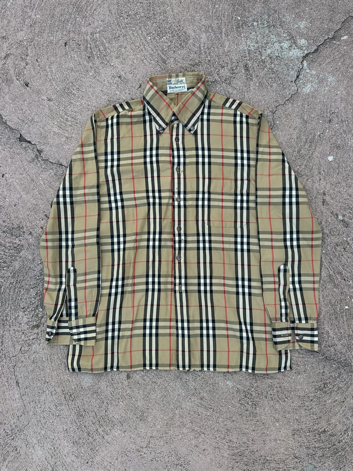 Burberry Shirt Nova Check Vintage 1990s