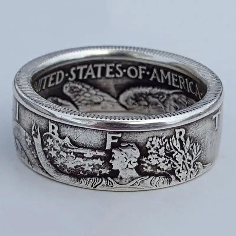 Jewelry × Vintage antique coins Morgan ring Size ONE SIZE - 2 Thumbnail