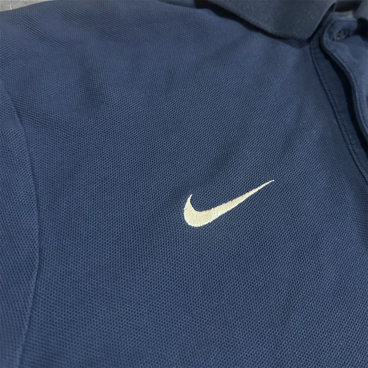 Nike Nike Frankreich Polo FFF Blau Größe M Size US M / EU 48-50 / 2 - 3 Thumbnail