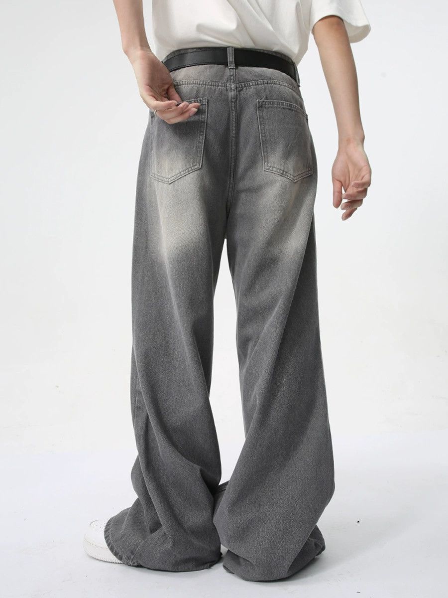 Vintage Vintage washed ripped straight wide-leg distressed jeans Size US 32 / EU 48 - 5 Thumbnail