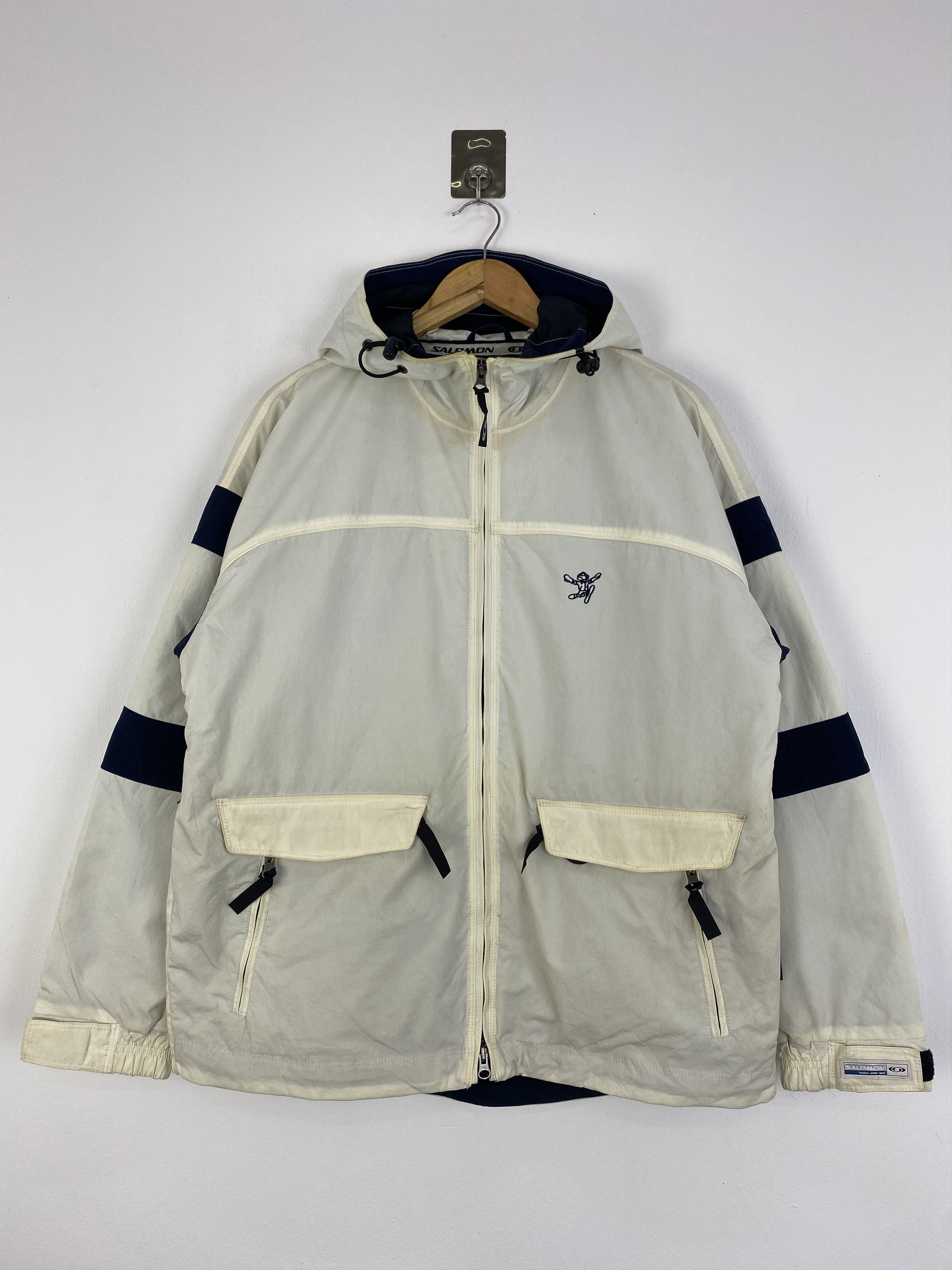 Salomon Vintage Salomon Waterproof Breathable Fabric Jacket JA0189 Size US M / EU 48-50 / 2 - 1 Thumbnail