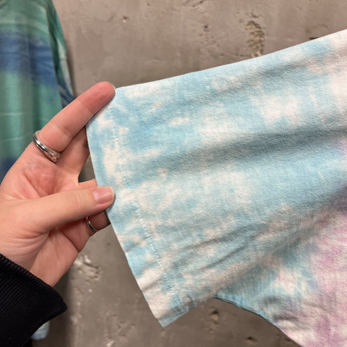 Liquid Blue Vintage 90s 1995 Aquatic Harmony Tie Dye Tee XL