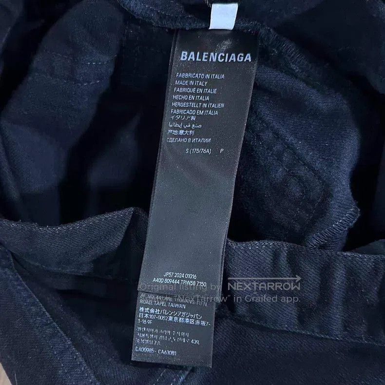 Balenciaga Balenciaga size S Distressed deep blue logging denim jeans Size US 30 / EU 46 - 5 Thumbnail