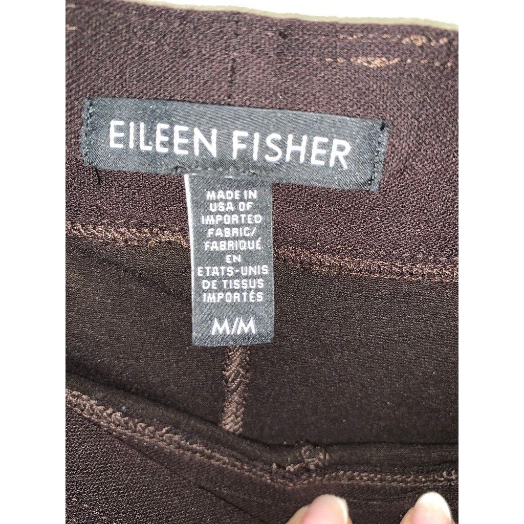Eileen Fisher Eileen Fisher Women's Brown Slim Dress Pants Size Medium Size 28" / US 6 / IT 42 - 3 Thumbnail