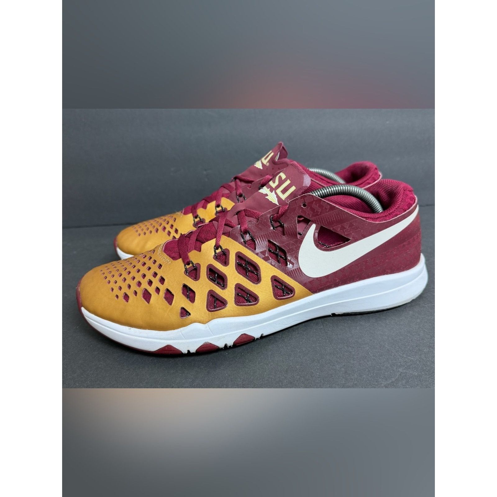 Nike Nike Train Speed 4 FSU Maroon Gold Men's Athletic Sneaker Size US 12 / EU 45 - 1 Thumbnail