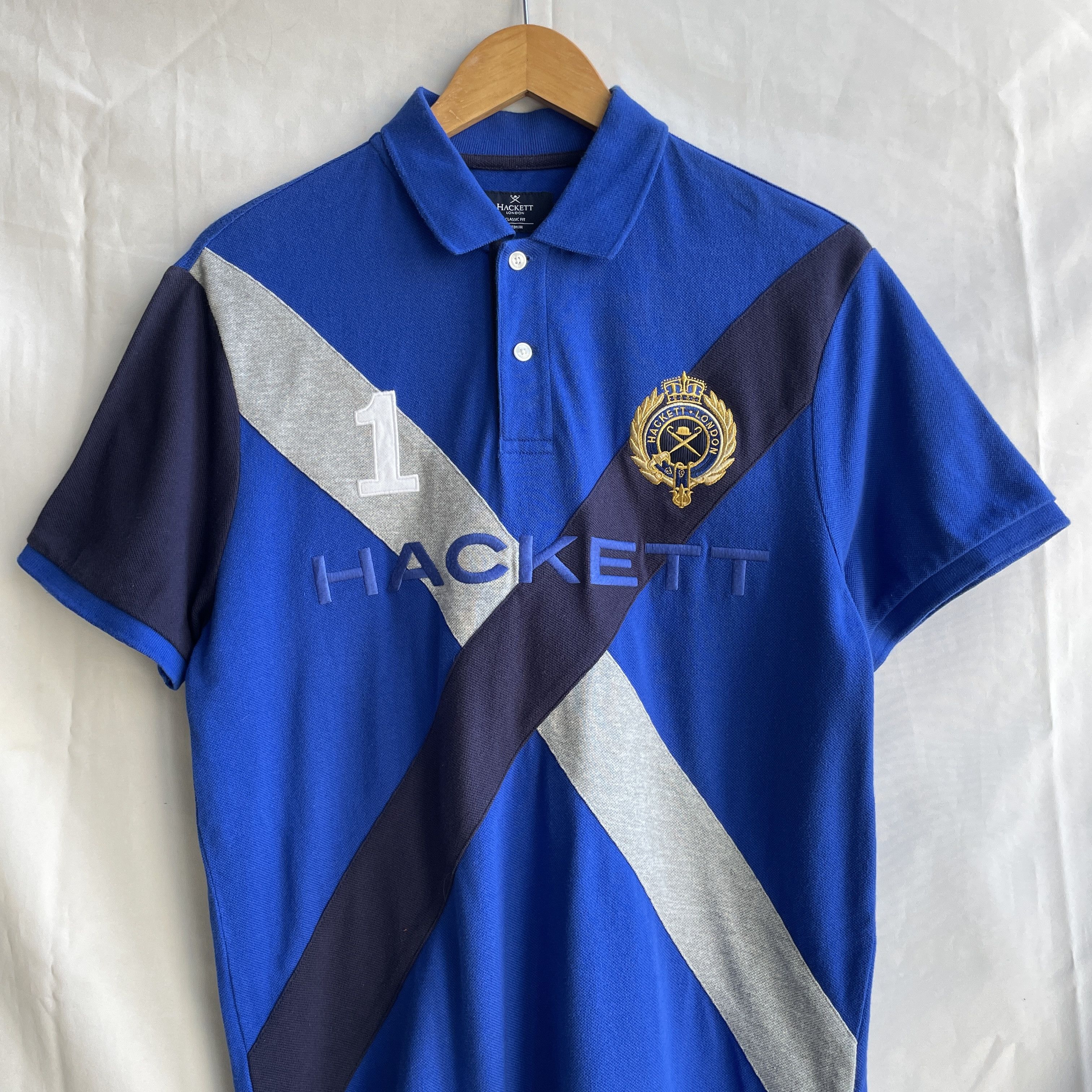 Hackett Hackett Cross Polo T-Shirt Size M Size US M / EU 48-50 / 2 - 3 Thumbnail