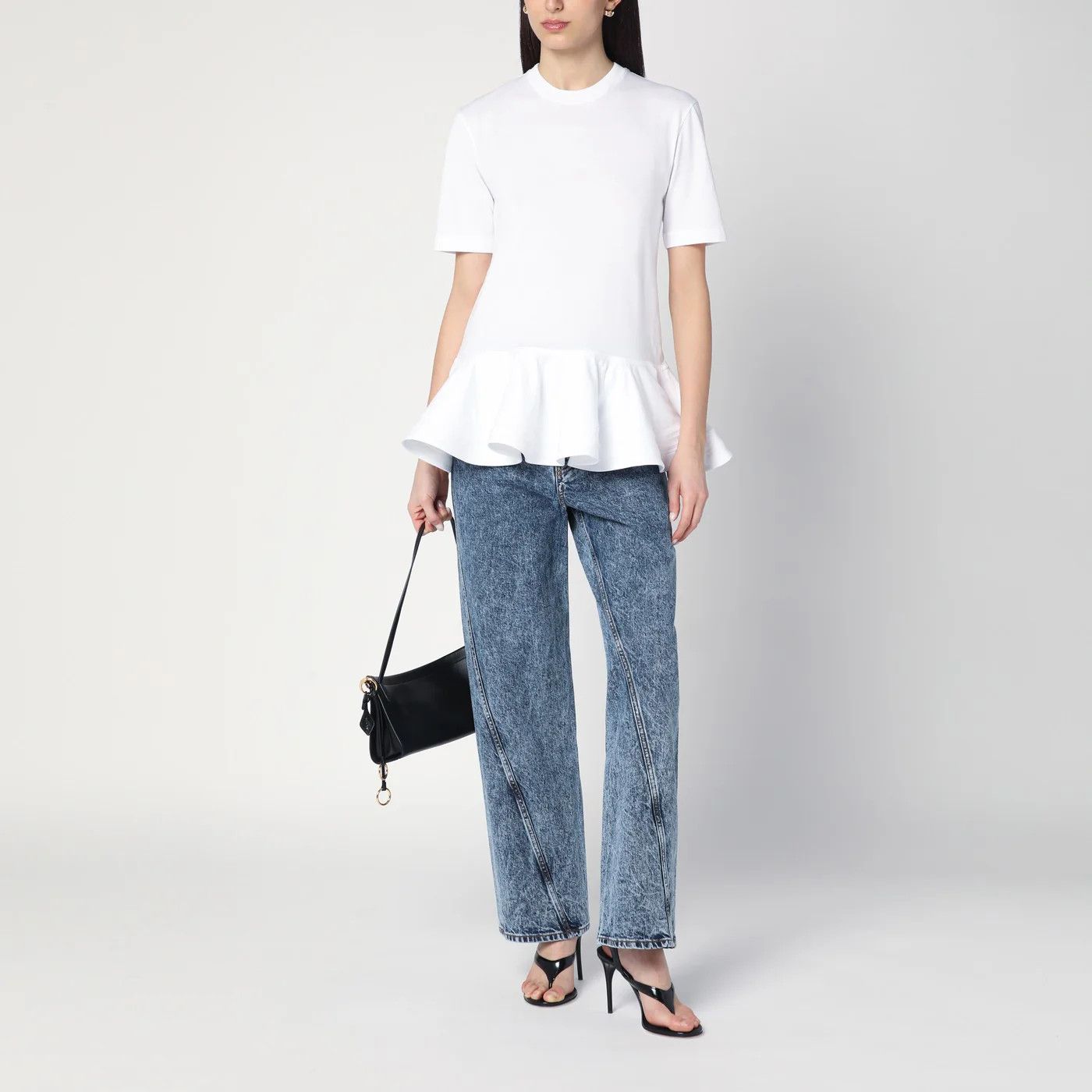 Alaia o1d2blof0426 Denim Jeans in Blue Size 27" / US 4 / IT 40 - 5 Thumbnail