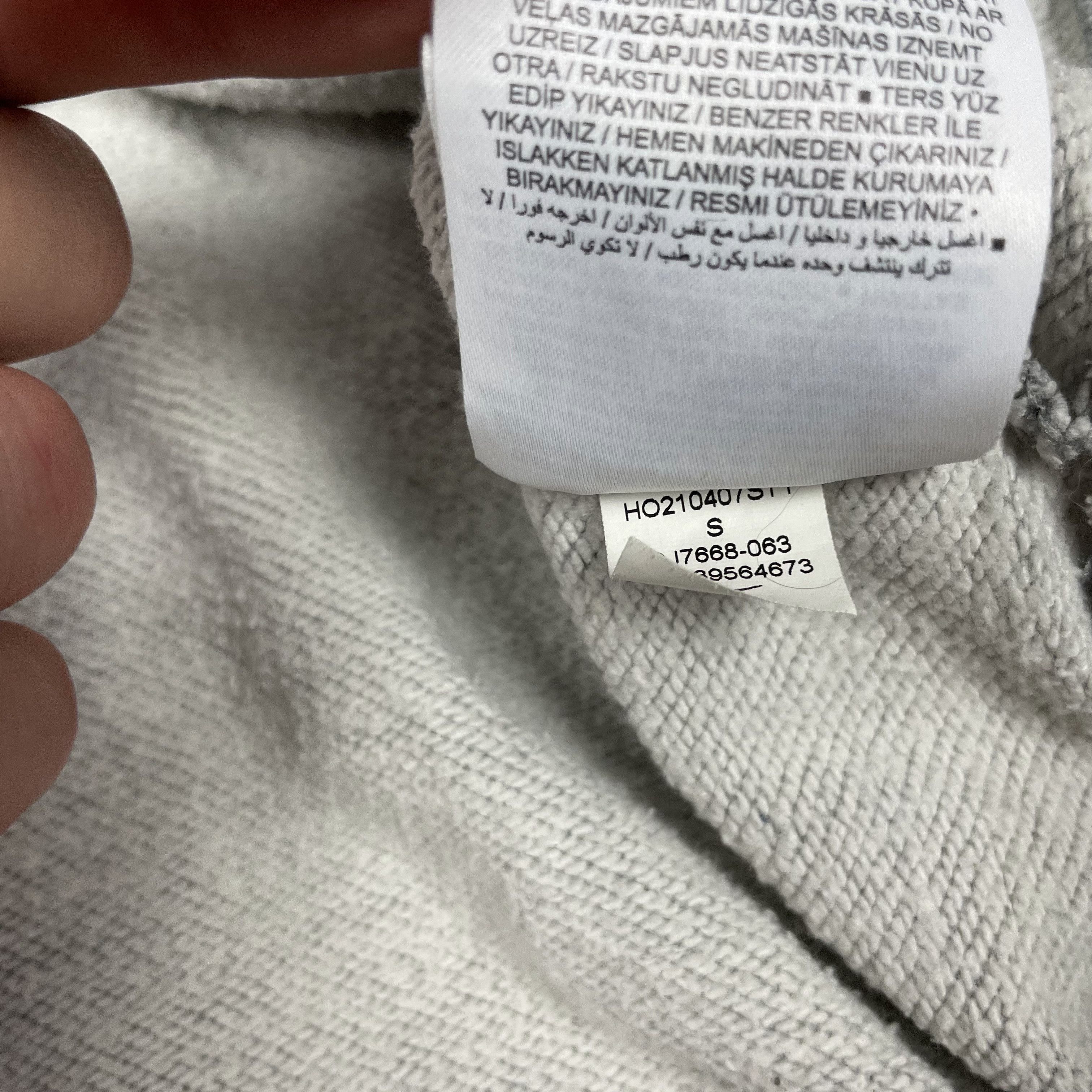 Nike Nike Men's Heather Gray Cotton Swoosh Pullover Hoodie Small Size US S / EU 44-46 / 1 - 8 Thumbnail