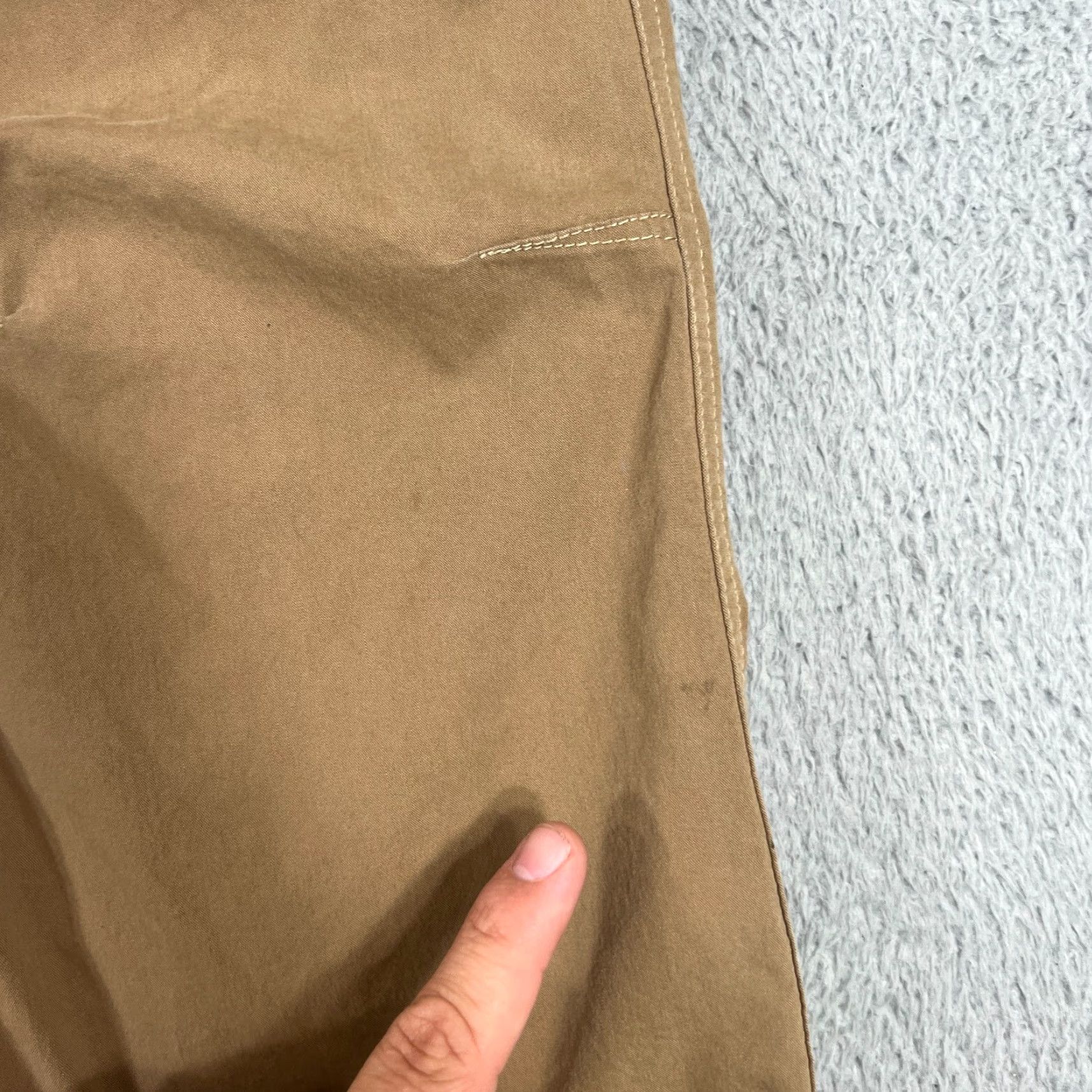 Vintage KUHL Konfidant Air Hiking Pants Mens 36x32 Beige Regular Fit Comfort Pockets Size US 36 / EU 52 - 7 Thumbnail