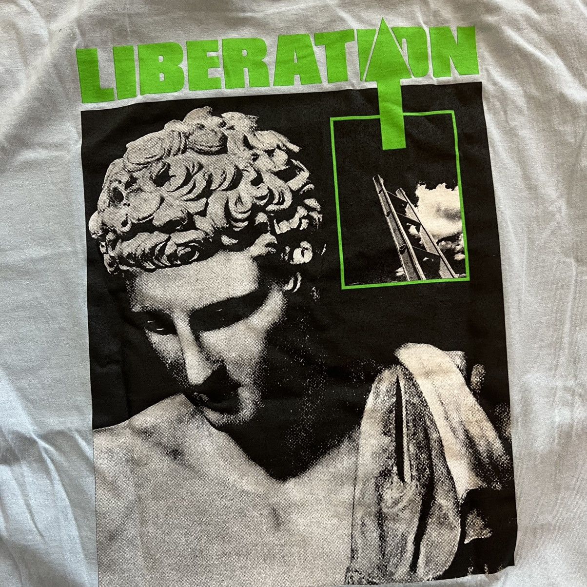 Pleasures NEW Pleasures Liberation T SHIRTBlue Large graphic Size US L / EU 52-54 / 3 - 7 Thumbnail