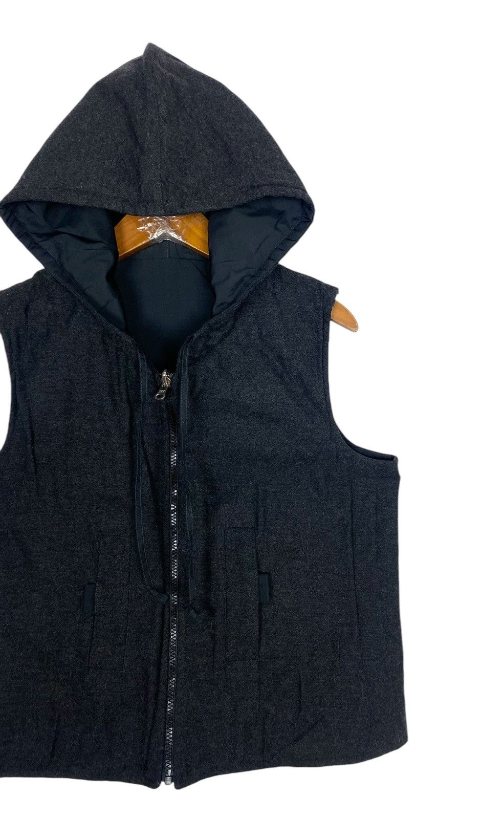 Comme Ca Ism Vtg Comme Ca Des Ha Reversible Hoodie Gilet Made in France Size S / US 4 / IT 40 - 3 Thumbnail