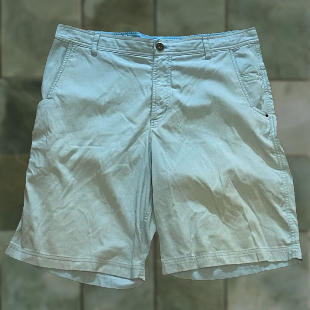 Lululemon Lululemon Athletica Shorts Men 38 Light Blue 10.5" Inseam Stretch LM7406S Button Closure Flat Front Solid Microfiber Chino 90s Outdoor Preppy Size US 38 / EU 54 - 1 Thumbnail