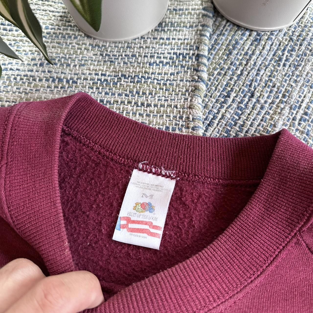 Fruit Of The Loom Vintage 90s Fruit Of The Loom Retro Blank Logo Sweatshirt Size US M / EU 48-50 / 2 - 4 Thumbnail