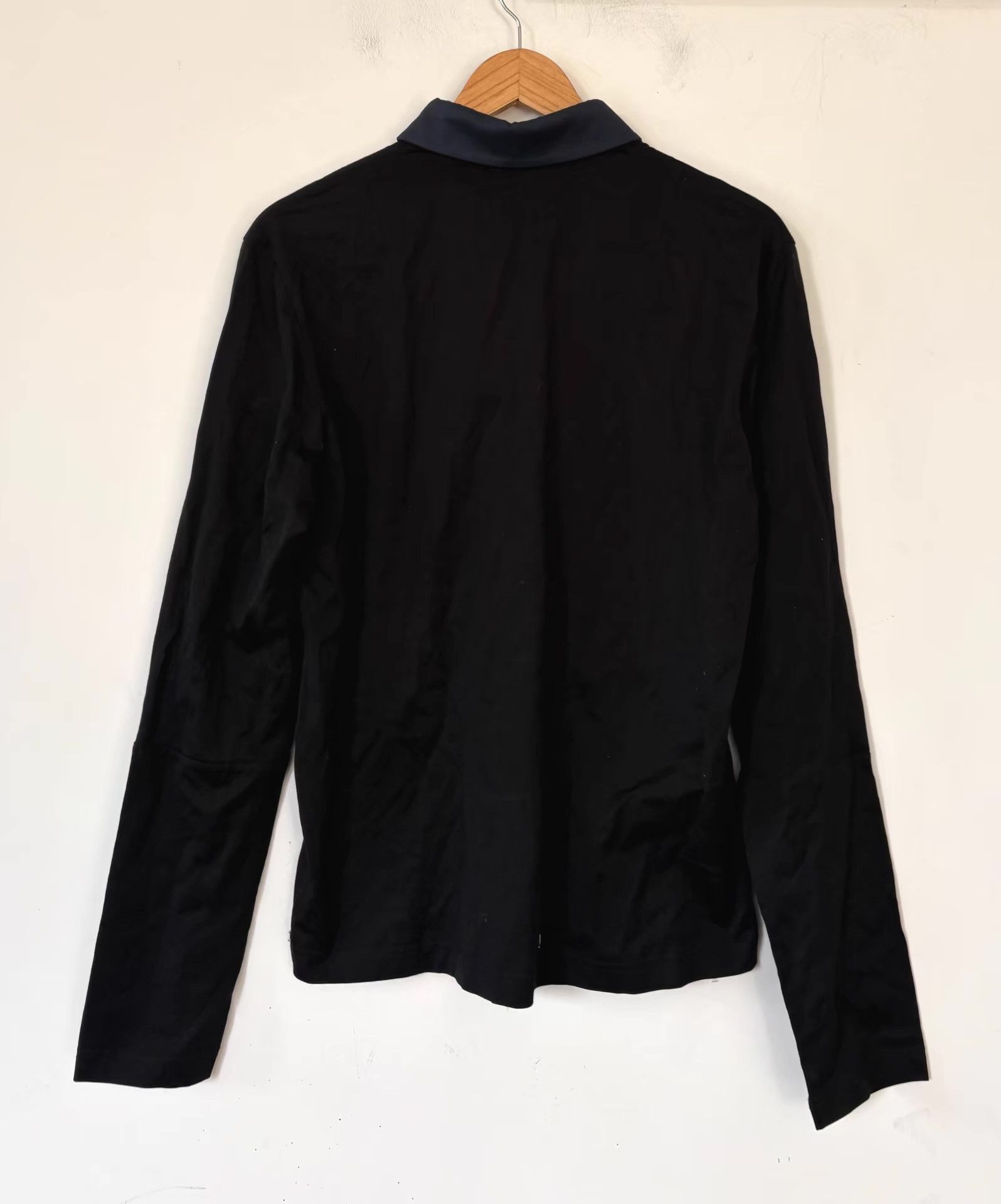 Wooyoungmi Wooyoungmi Men's Double Collar Long-Sleeve Polo Shirt Ｑ21 Size US M / EU 48-50 / 2 - 2 Thumbnail