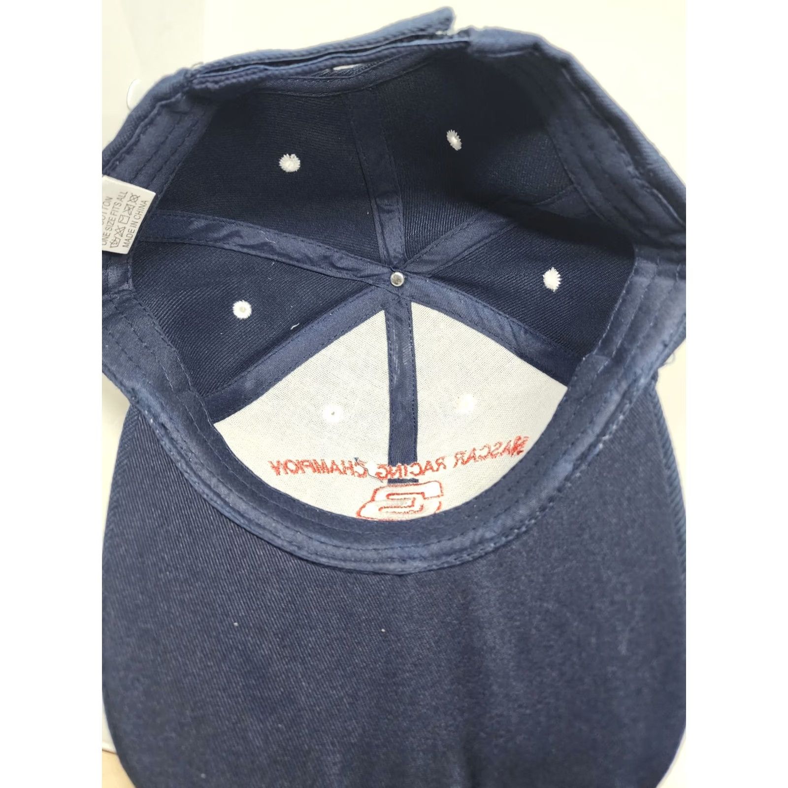 NASCAR VINTAGE Dale Earnhardt Nascar Racing Champion Trucker Hat Strapback Blue Size ONE SIZE - 6 Thumbnail
