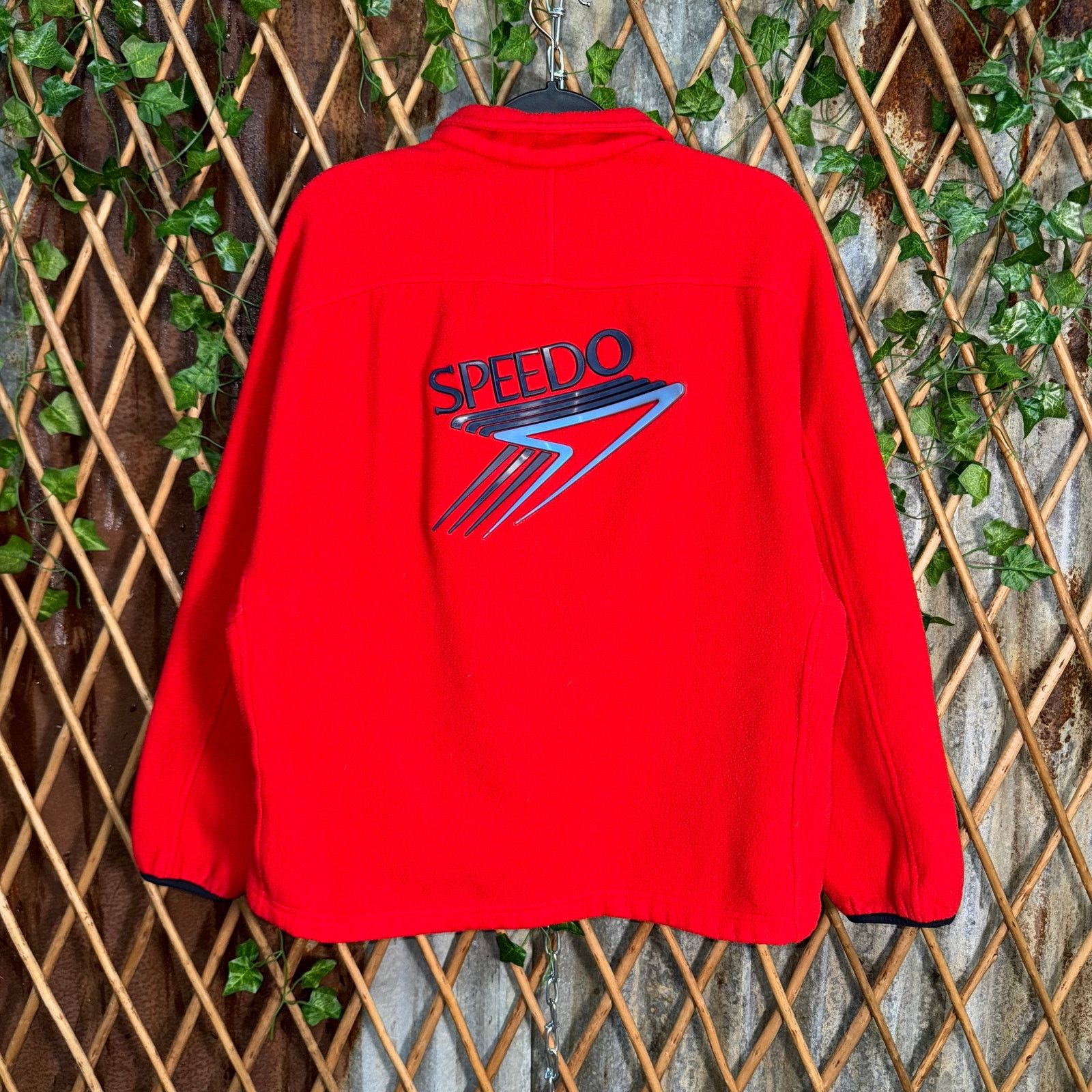 Speedo Vintage Y2K speedo brand 1/4 quarter zip 1990s sweatshirt Size US M / EU 48-50 / 2 - 1 Thumbnail
