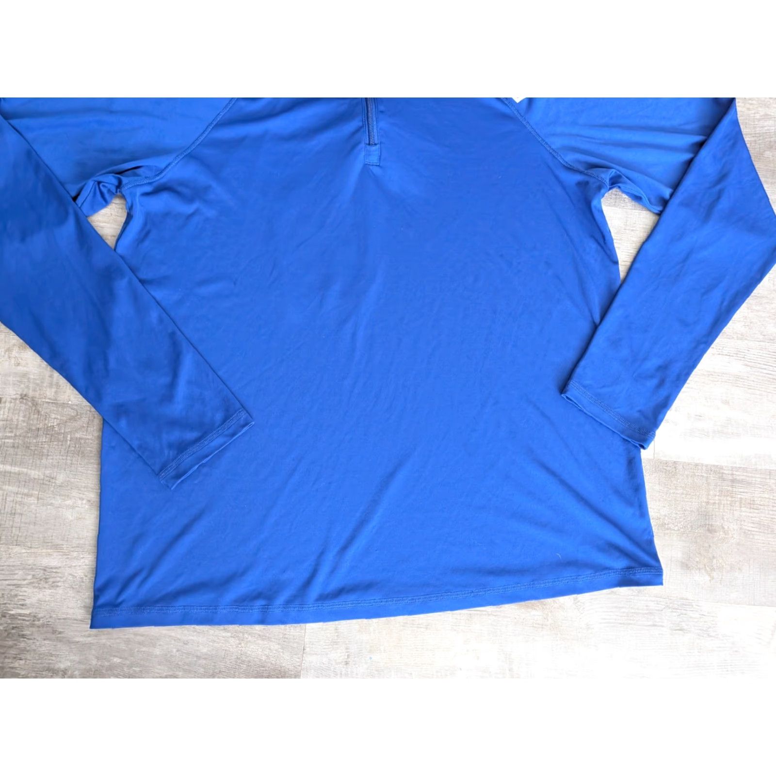 Alo ALO SISU Quarter Zip Shirt Mens XL Blue Pullover 1/4 Zip All Seasons Breathable Logo 29.5in 44 Chest Casual Sports Golf Hiking Yoga Mens Size US XL / EU 56 / 4 - 5 Thumbnail