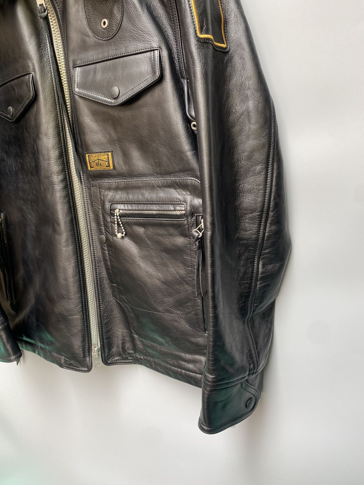 Neighborhood A/W 2010- Neighborhood- Biker Leather Jacket Size US L / EU 52-54 / 3 - 4 Thumbnail
