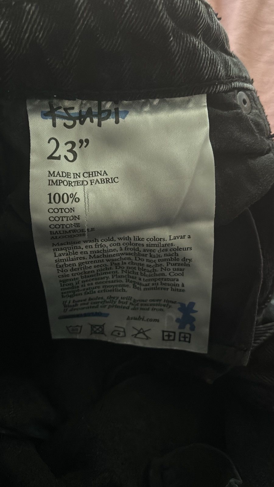 Ksubi Black ksubi jeans size 23 Size 23" - 3 Thumbnail