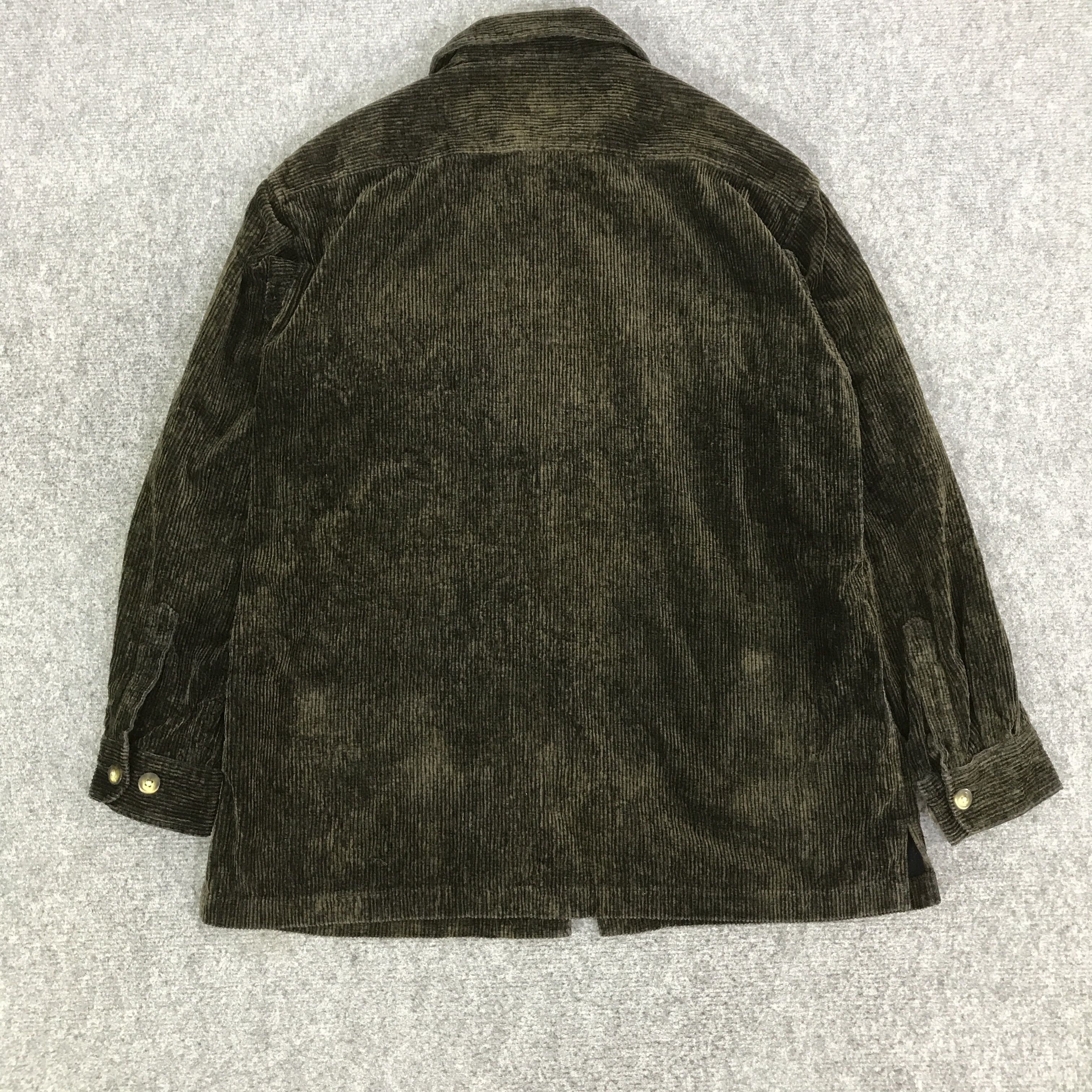 Japanese Brand LUCKY STRIKE CORDUROY ZIP JACKET K113B4 Size US L / EU 52-54 / 3 - 3 Thumbnail