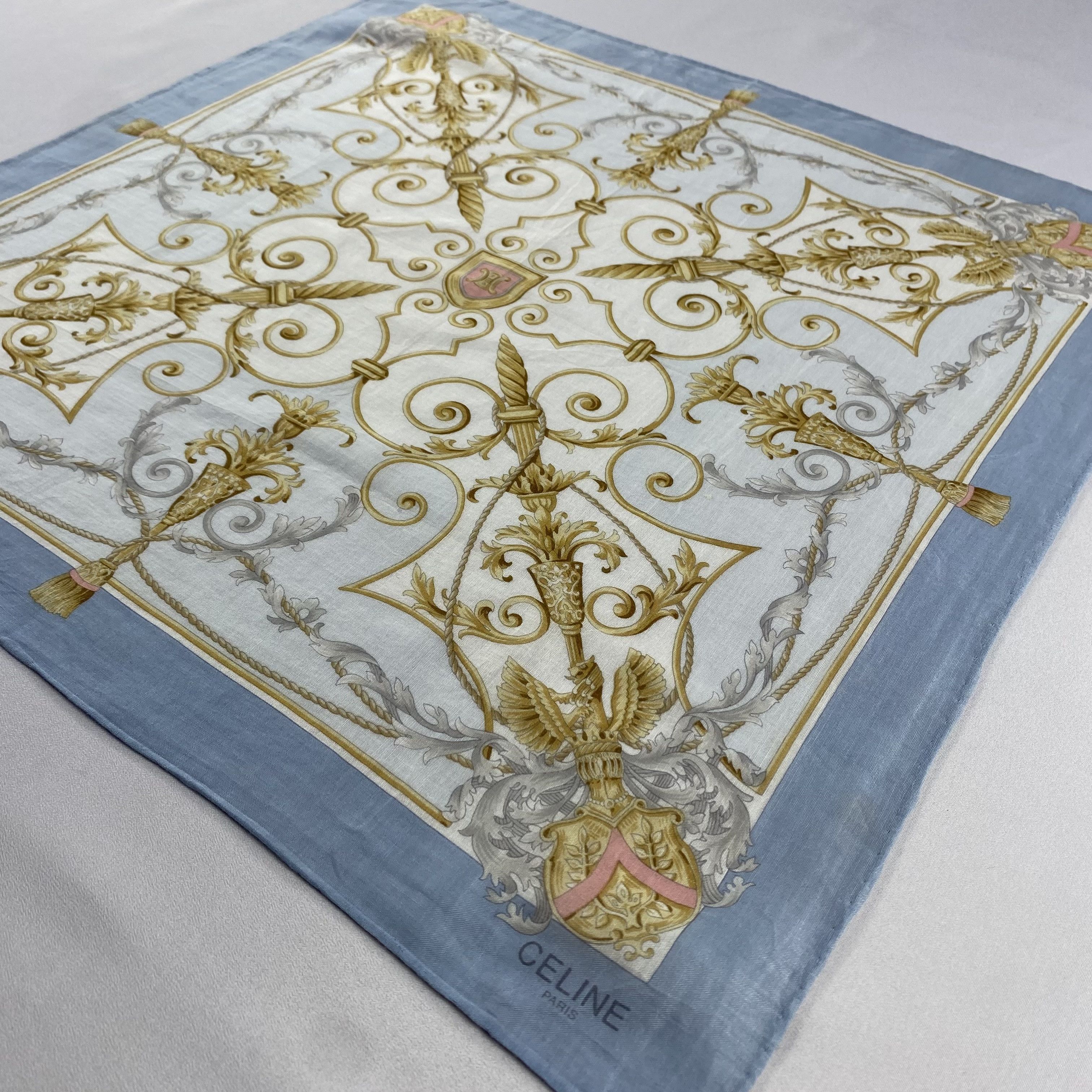 Celine × Vintage Celine Handkerchief / Neckerchief / Bandana-P1614 Size ONE SIZE - 2 Thumbnail
