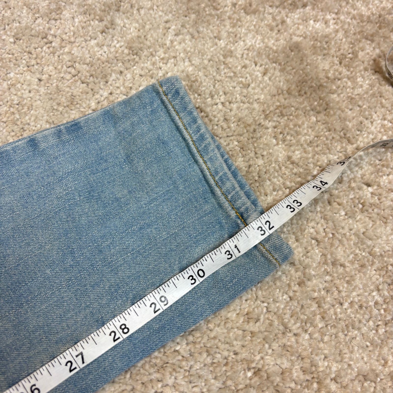 Represent Clo. Represent Essential Jeans Blue Cream Knee Destroyer 32x32 Size US 32 / EU 48 - 8 Thumbnail