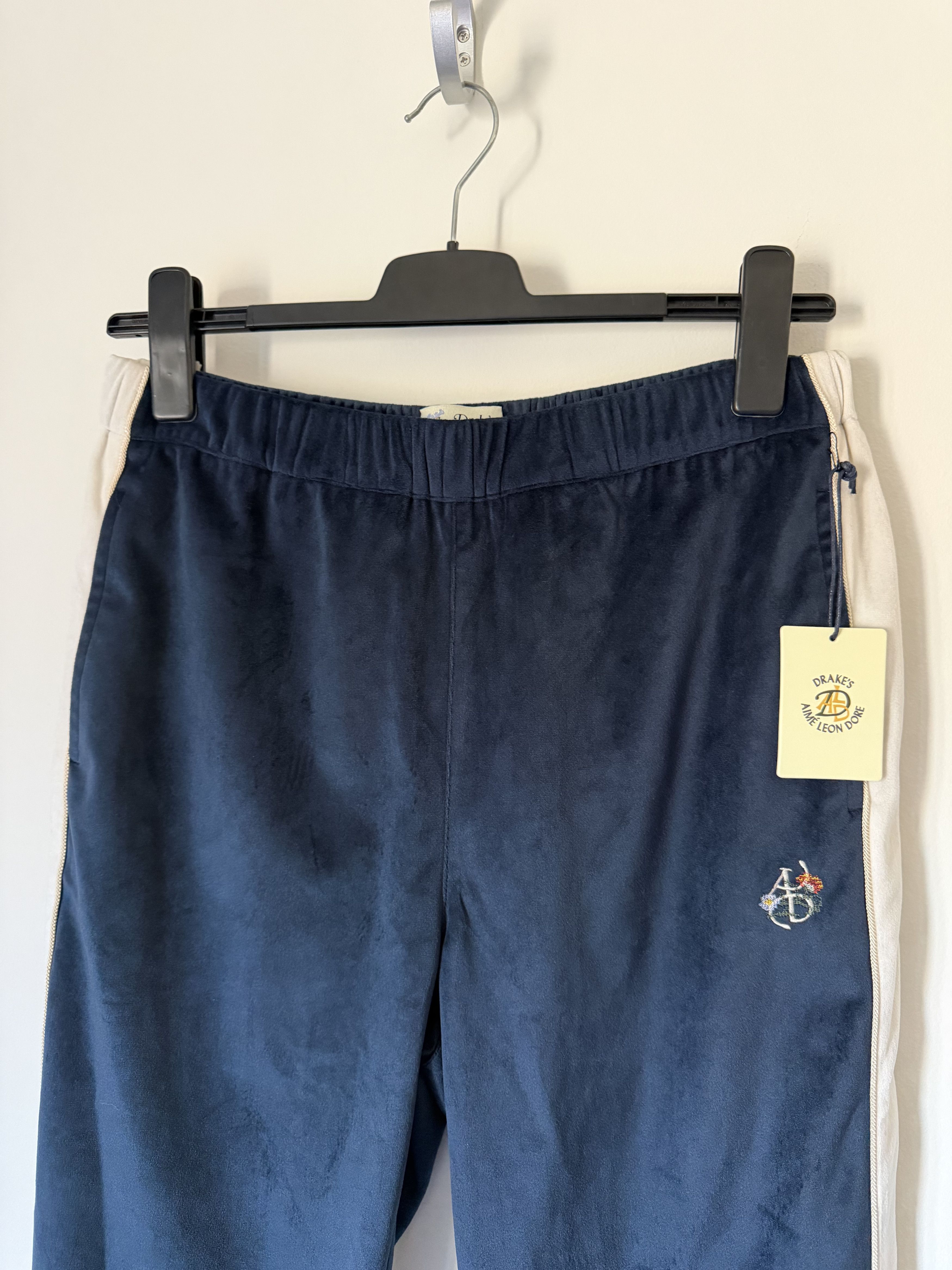 Aime Leon Dore × Drake's Aime Leon Dore Drake's Velvet Track Pants in Navy Size US 34 / EU 50 - 2 Thumbnail