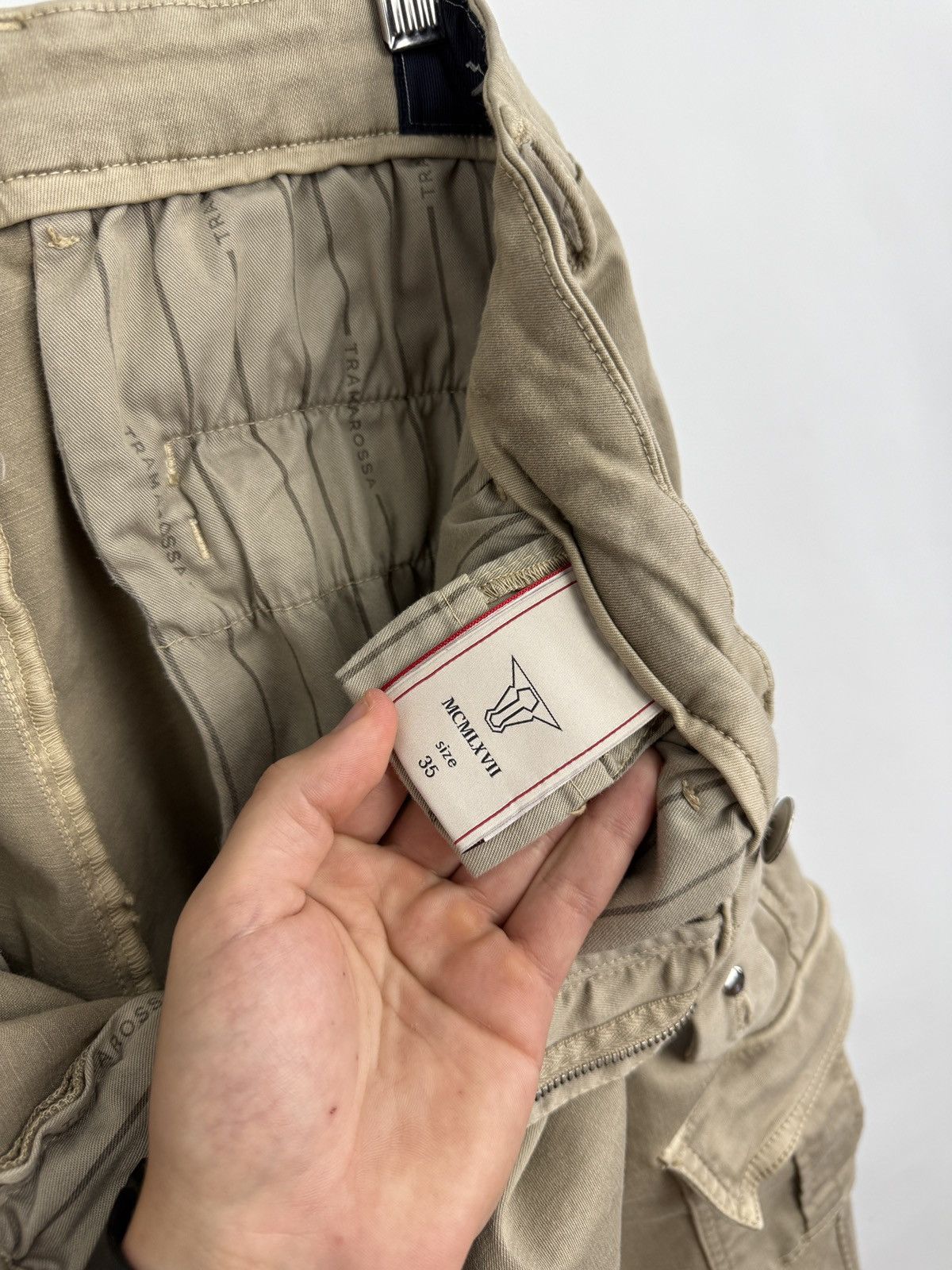 Jacob Cohen 🇮🇹 Tramarossa Luxury Cargo Pants Premium Italian Trousers Size US 35 - 14 Thumbnail