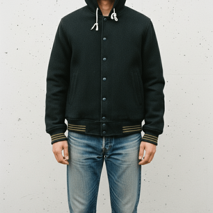 Macbeth Vintage Macbeth Varsity Hoodies Wool Outerwear Jacket Size US M / EU 48-50 / 2 - 1 Thumbnail