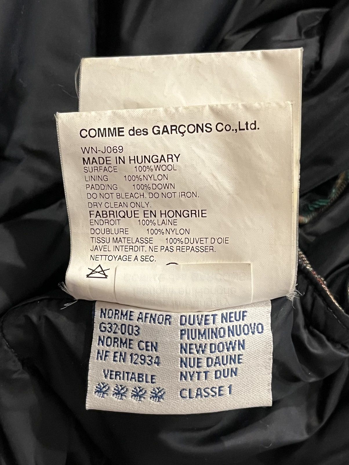 Moncler 2004 Moncler x Junya Watanabe CDG Green Plaid Down Jacket Size US M / EU 48-50 / 2 - 10 Thumbnail