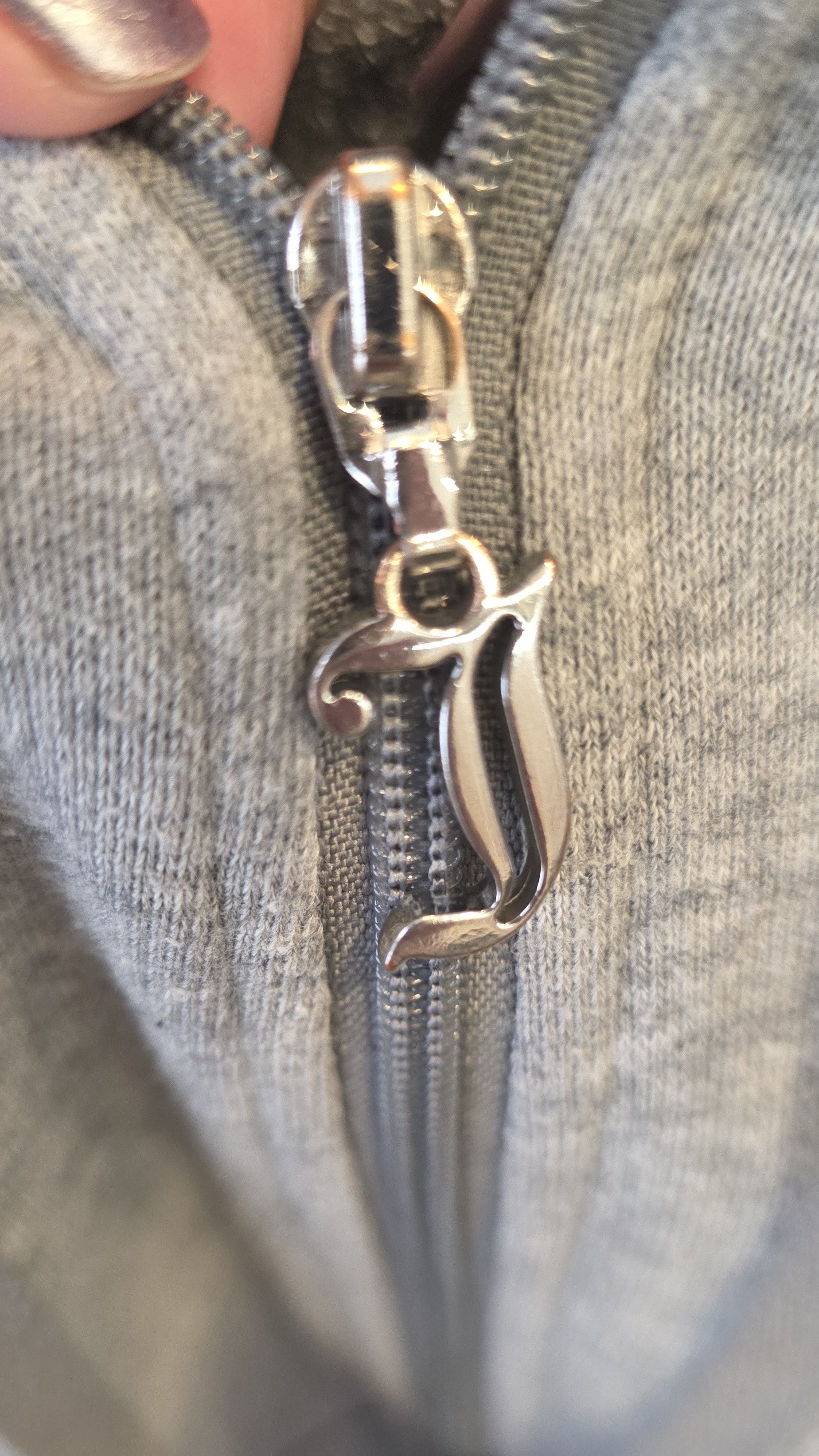 Juicy Couture Juicy Couture Gray Blue Ombre Logo Rhinestone Hoodie XS Size XS / US 0-2 / IT 36-38 - 4 Thumbnail