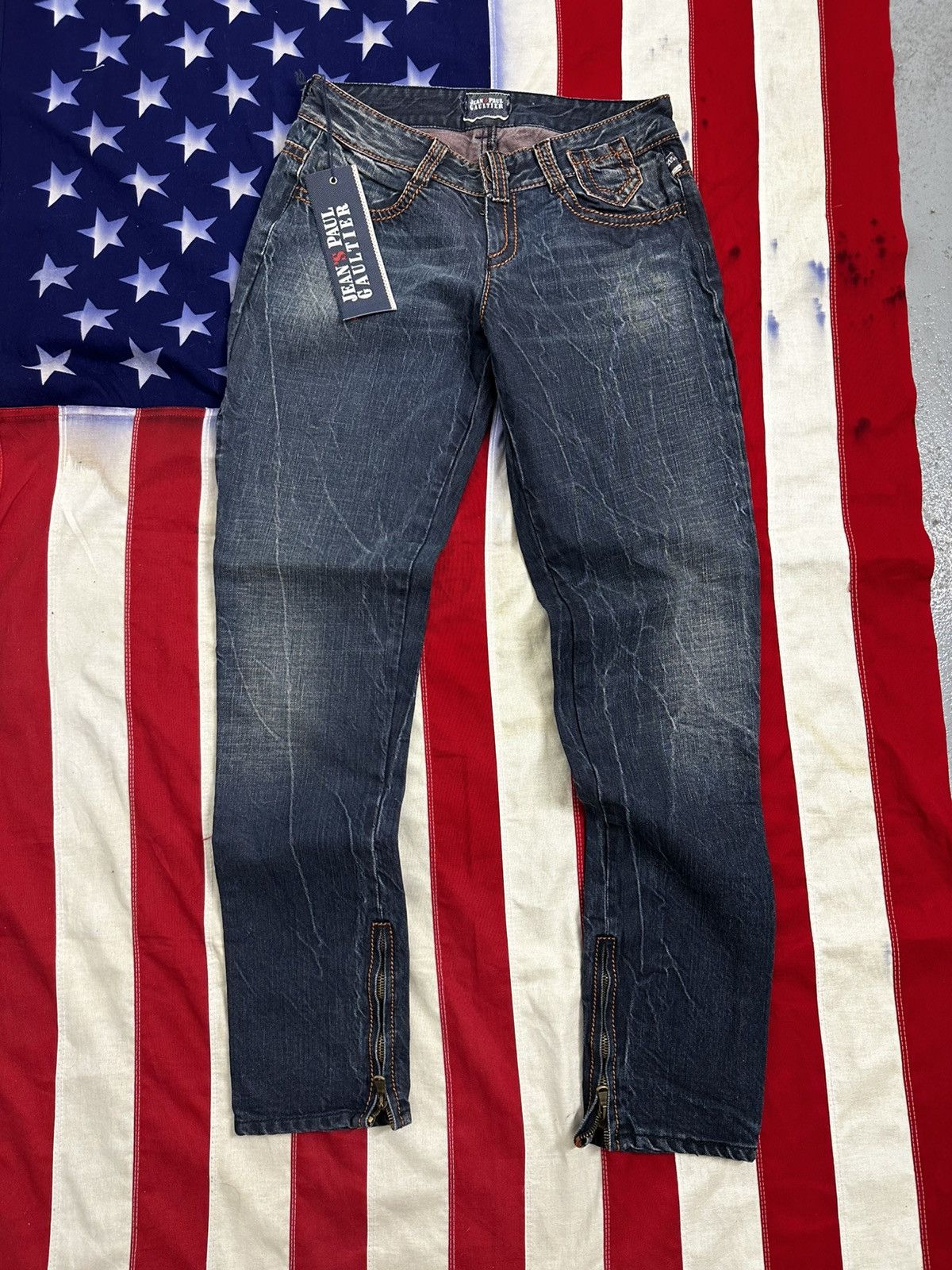 Jean Paul Gaultier Vintage Jean's Paul Gaultier Y2K jeans Size 28" / US 6 / IT 42 - 1 Thumbnail