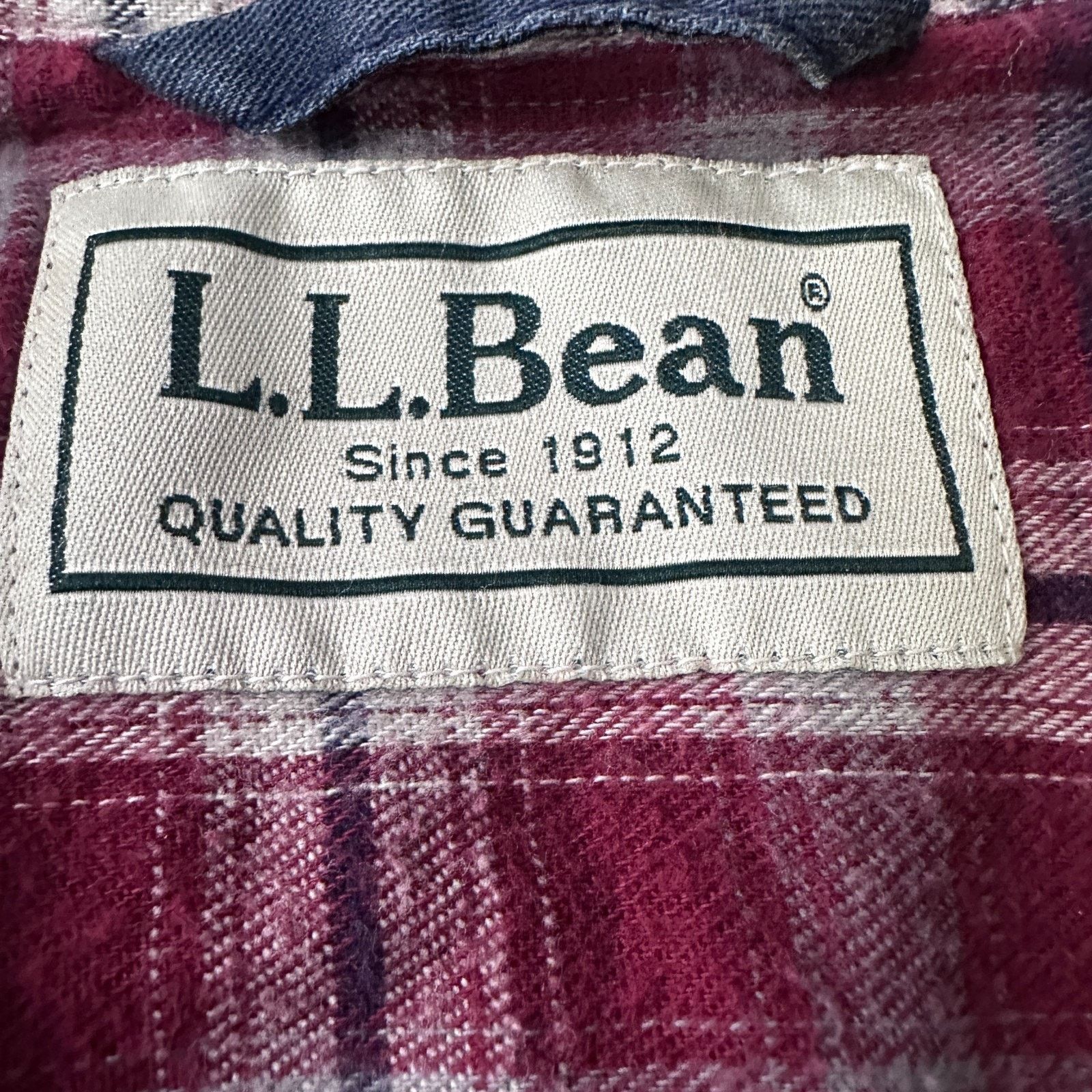 L.L. Bean LL Bean Shirt Mens L Tall Blue Lined Long Sleeve Button-Up Size US L / EU 52-54 / 3 - 6 Thumbnail