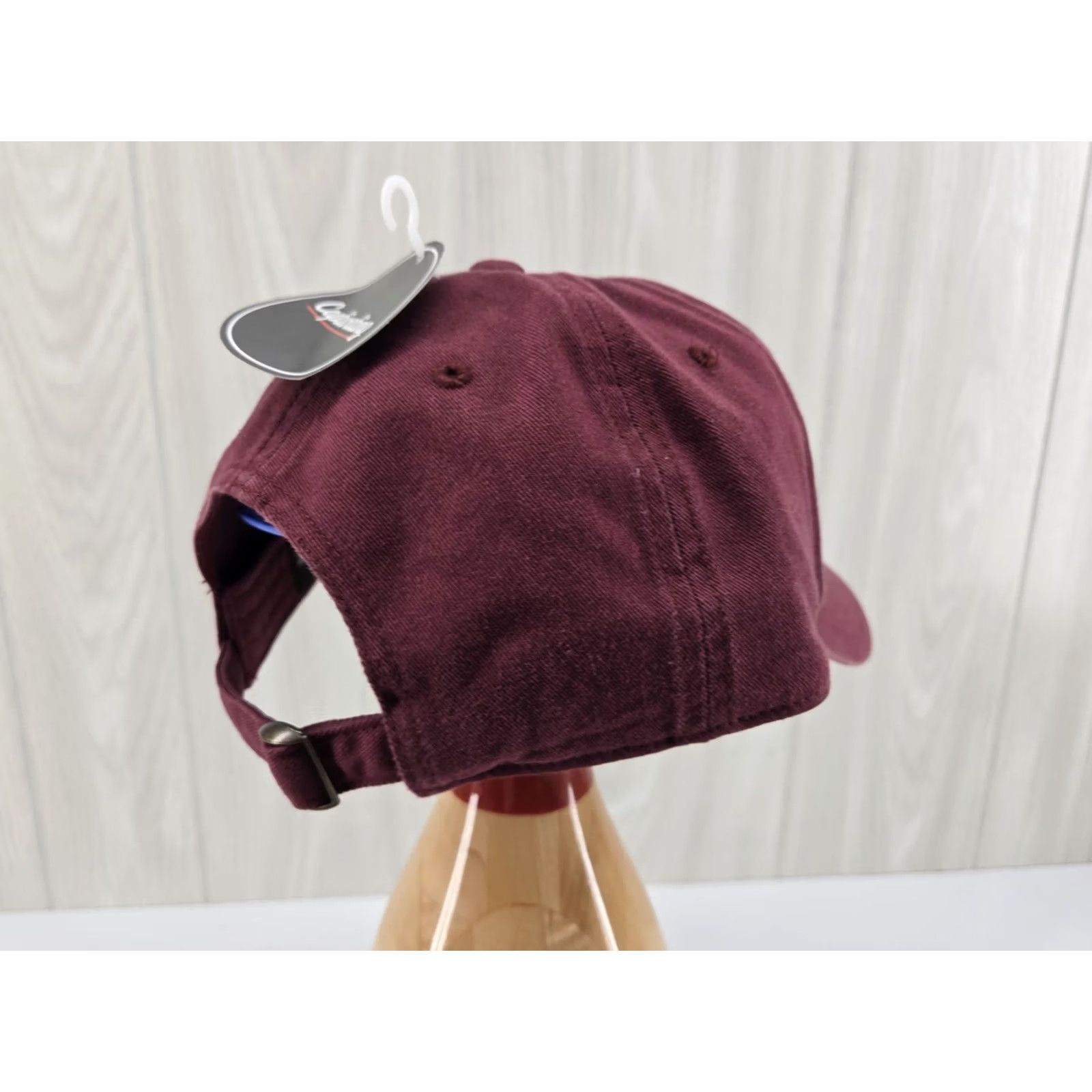 Vintage VINTAGE? Alabama A&M University Maroon Captivating Hat Hat Men One Size Maroon University Strapback Cotton Cap Captivating Mens Size ONE SIZE - 5 Thumbnail