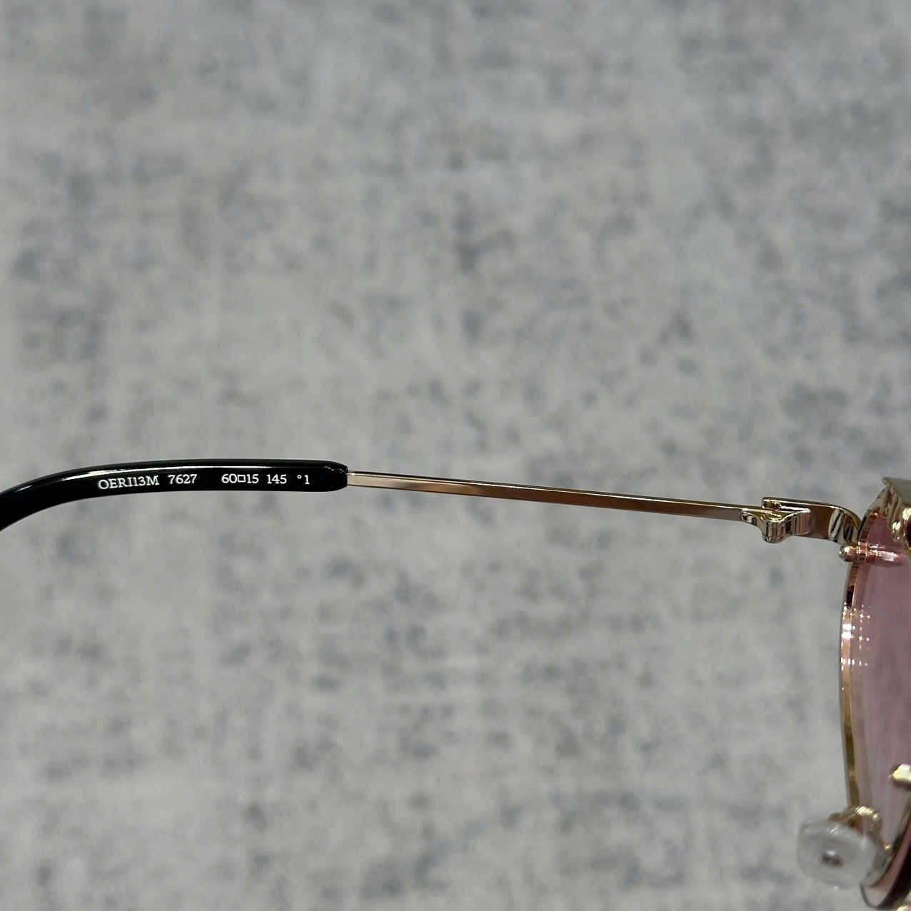 Off-White OFF-WHITE MIAMI SUNGLASSES GOLD GRADIENT R Size ONE SIZE - 6 Thumbnail