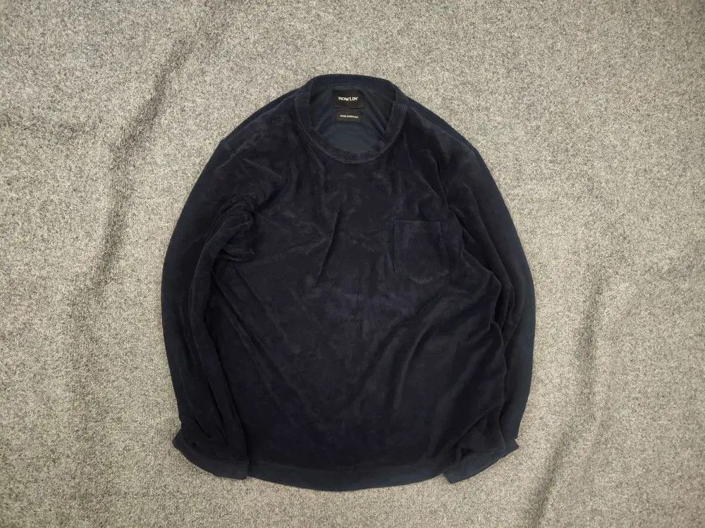 Howlin' Howlin' Headhunter Belgium Navy velour Pocket longsleeve Size US M / EU 48-50 / 2 - 1 Thumbnail