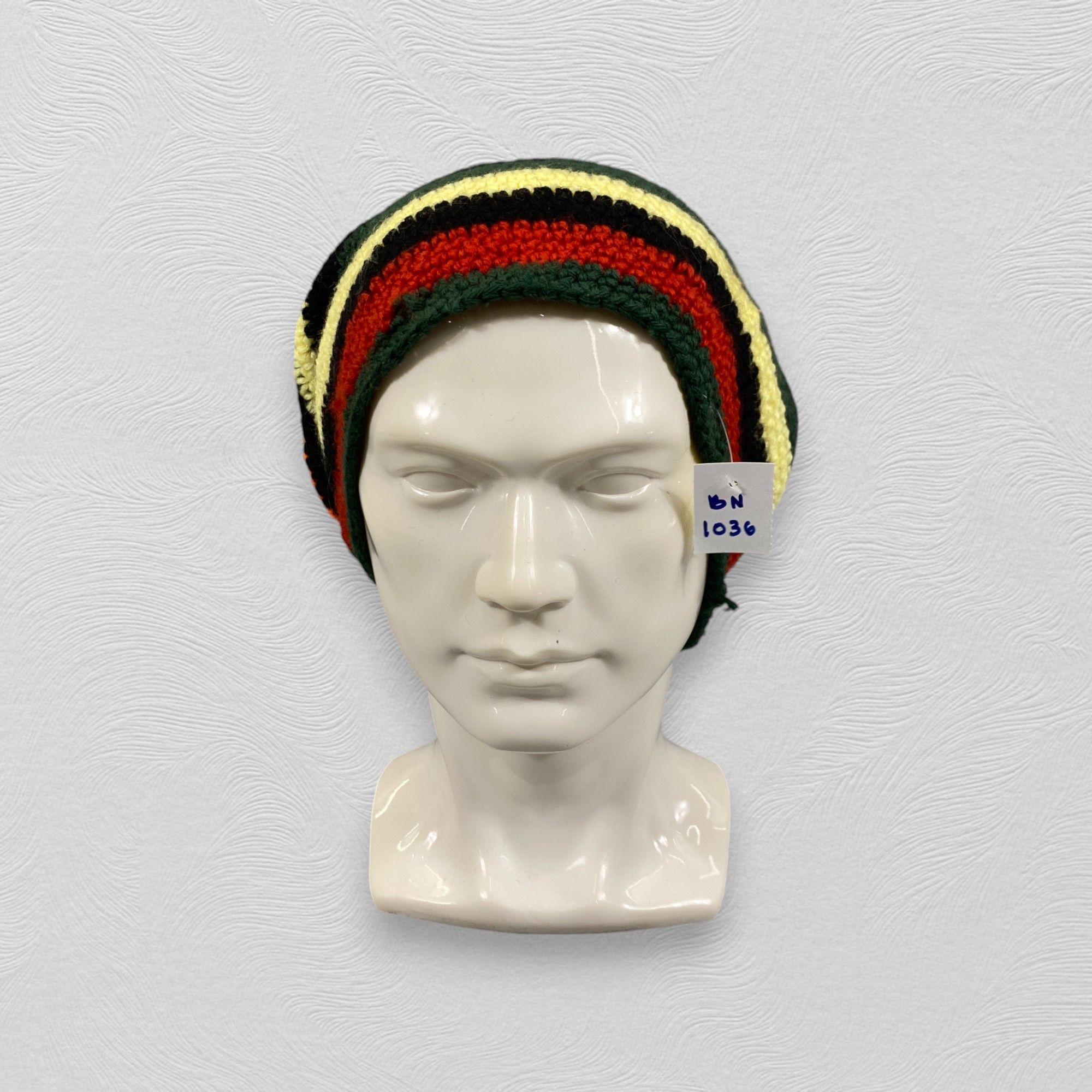 Japanese Brand Vintage Striped Slouchy Beanie Hats -BN1036 Size ONE SIZE - 2 Thumbnail