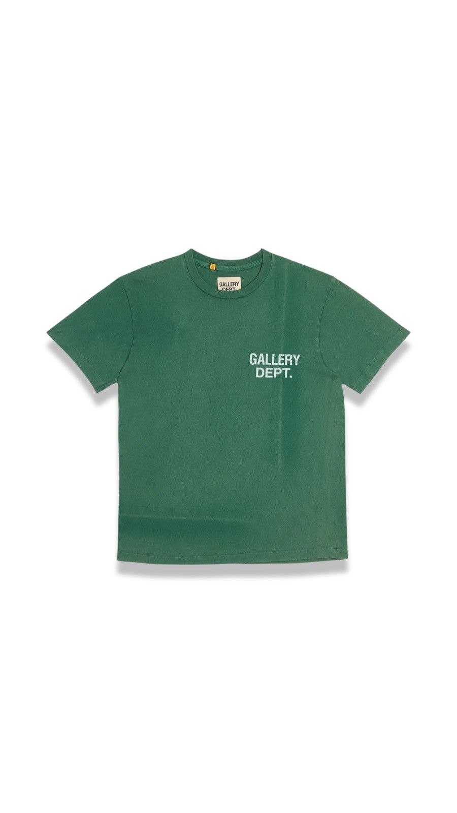 image of Gallery Dept Logo T Shirt in Green, Men's (Size Medium)