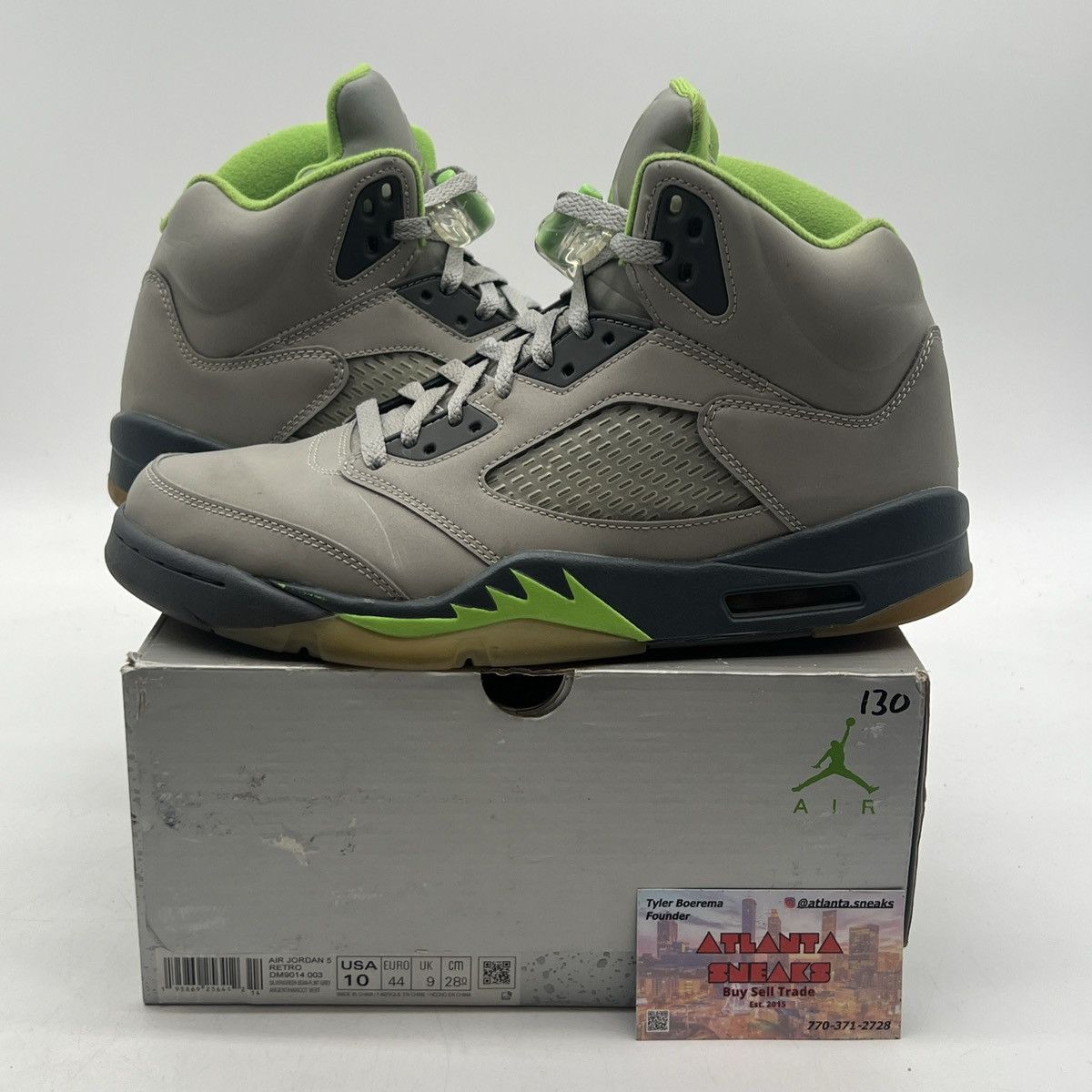 Jordan Brand Air Jordan 5 green bean Size US 10 / EU 43 - 1 Thumbnail