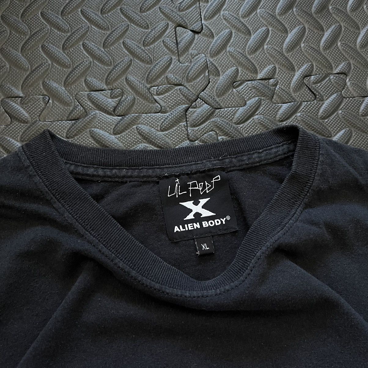 Lil Peep t shirt lil peep x alien body y2k Size US XL / EU 56 / 4 - 5 Thumbnail