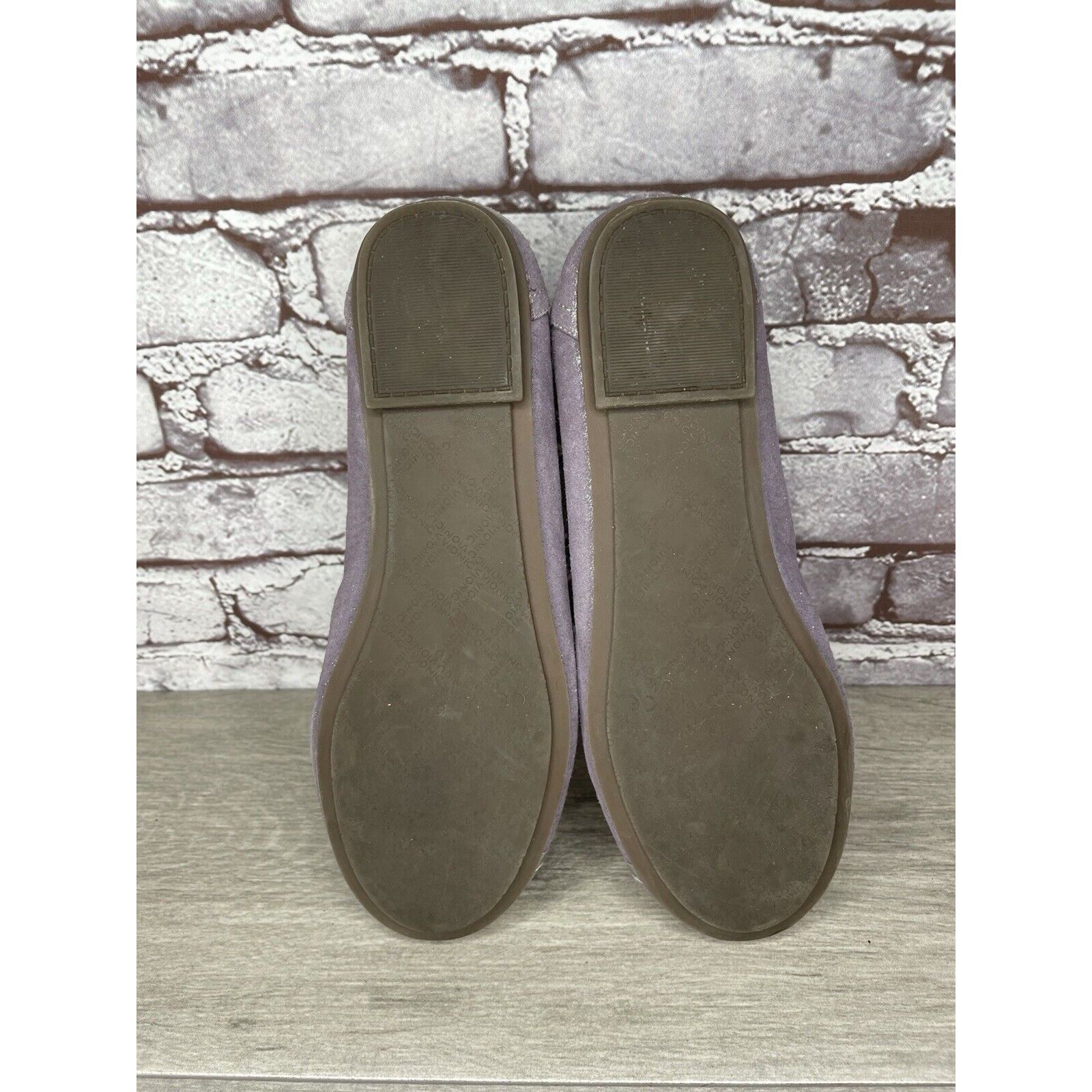 Other Vionic Caroll Metallic Shimmer Pewter Purple Leather Flats W Size US 9.5 / IT 39.5 - 14 Thumbnail