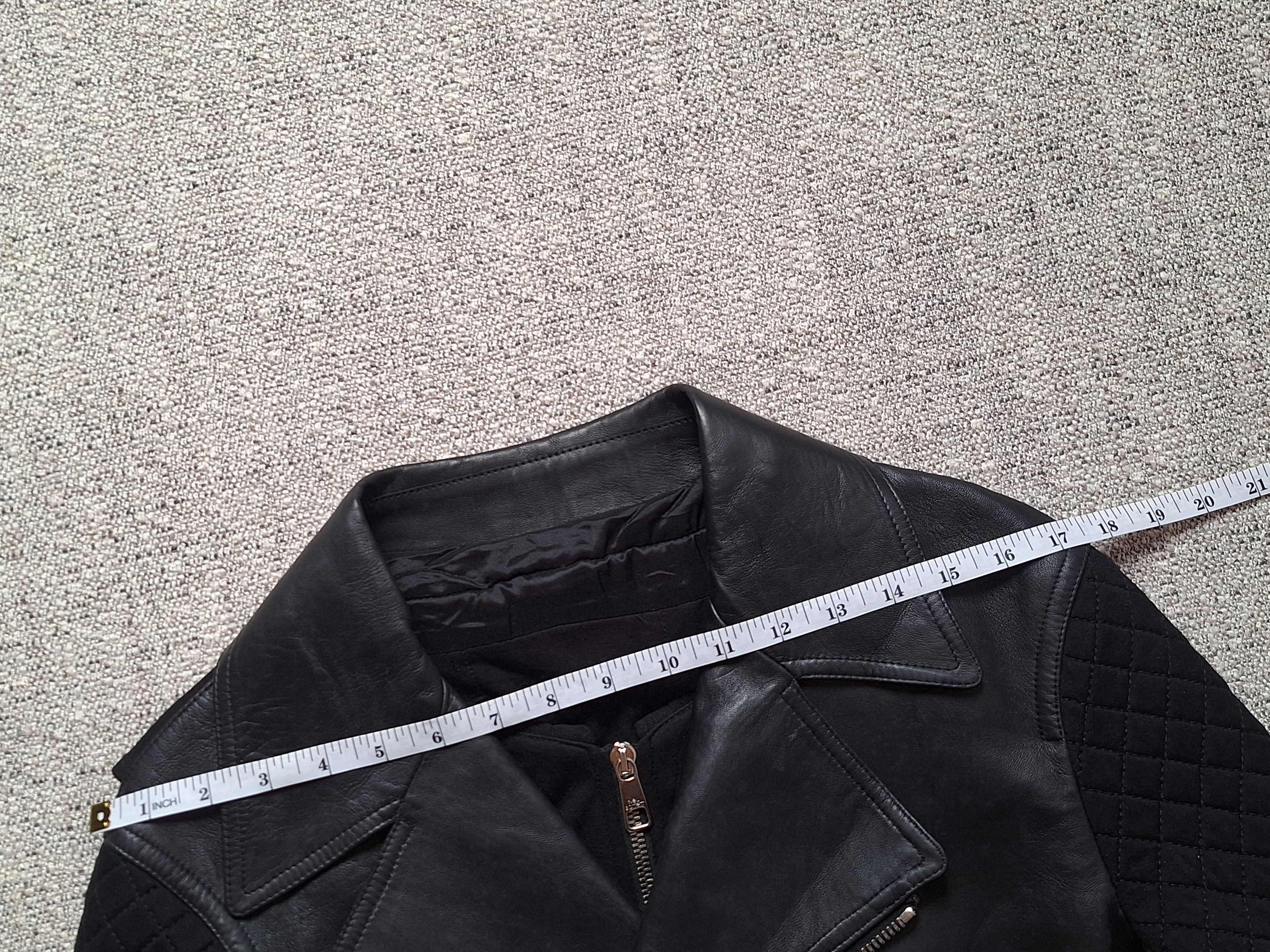 Neil Barrett NIEL BARRETT / Double Layered Biker Leather Jacket Size US S / EU 44-46 / 1 - 12 Thumbnail