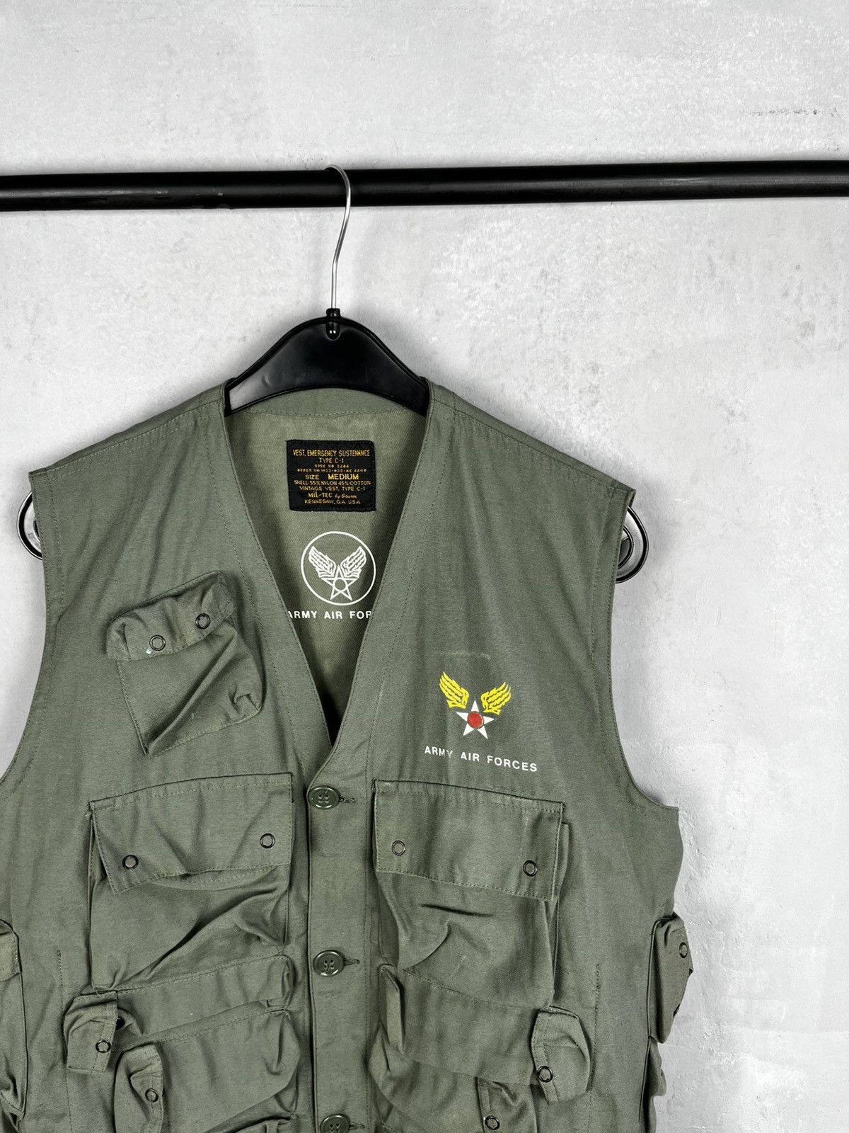 Vintage True vintage Military Emergency Sustenance Utility Vest Size US M / EU 48-50 / 2 - 2 Thumbnail