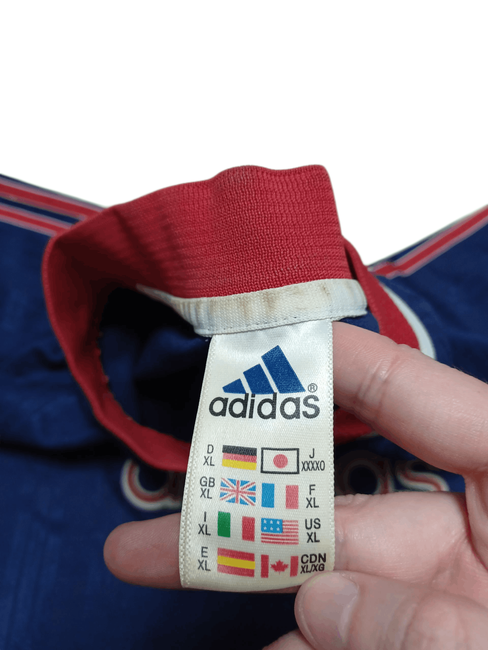 Adidas ADIDAS VINTAGE 90S BIGLOGO SOCCER JERSEY TEE FOOTBALL Size US XL / EU 56 / 4 - 4 Thumbnail