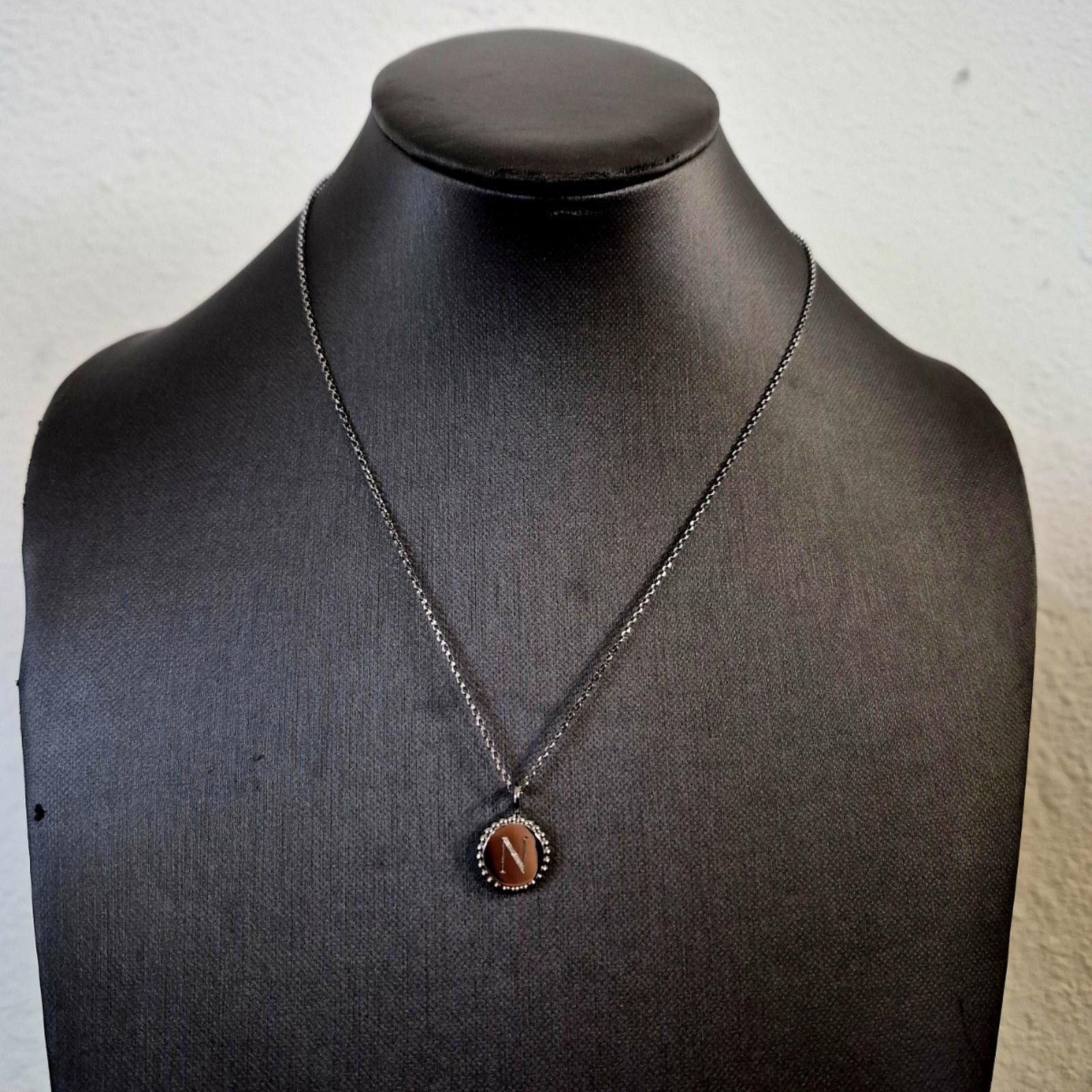 Other Sarah Chloe Initial Pendant Necklace in Sterling Silver 18" Size ONE SIZE - 2 Thumbnail