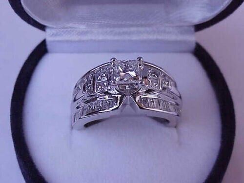 Other GIA ! $20,050 Unisex 14k W/G 2.76ctw Diamond Ring, Appraisal Size ONE SIZE - 1 Thumbnail