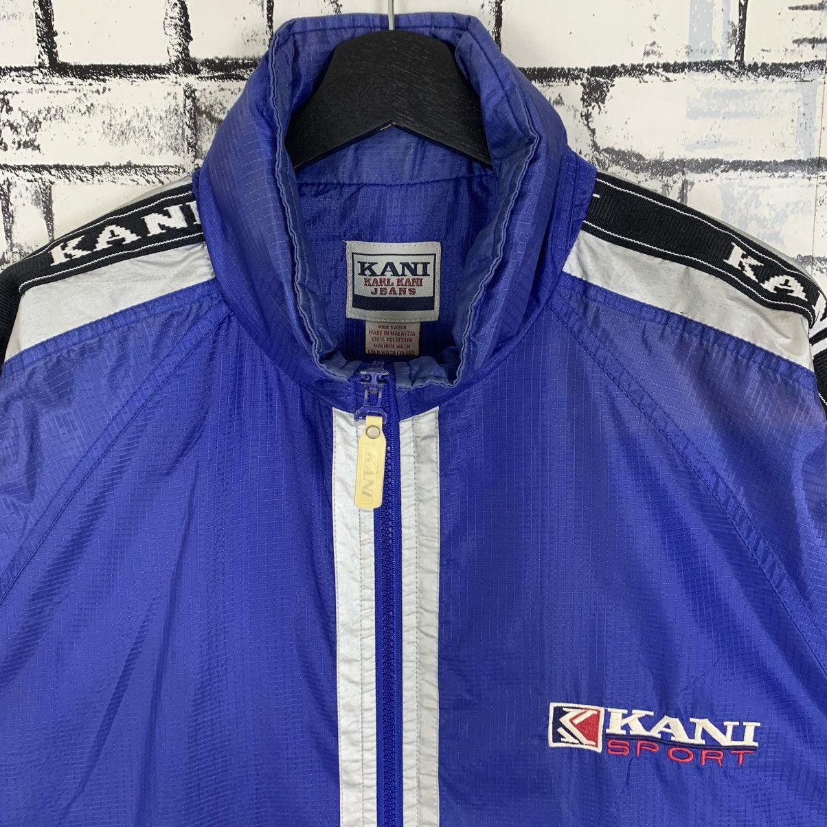 Designer × Karl Kani × Vintage Vintage Karl Kani Sport Light Jacket Big Logo Zipper Jacket Size US L / EU 52-54 / 3 - 2 Thumbnail