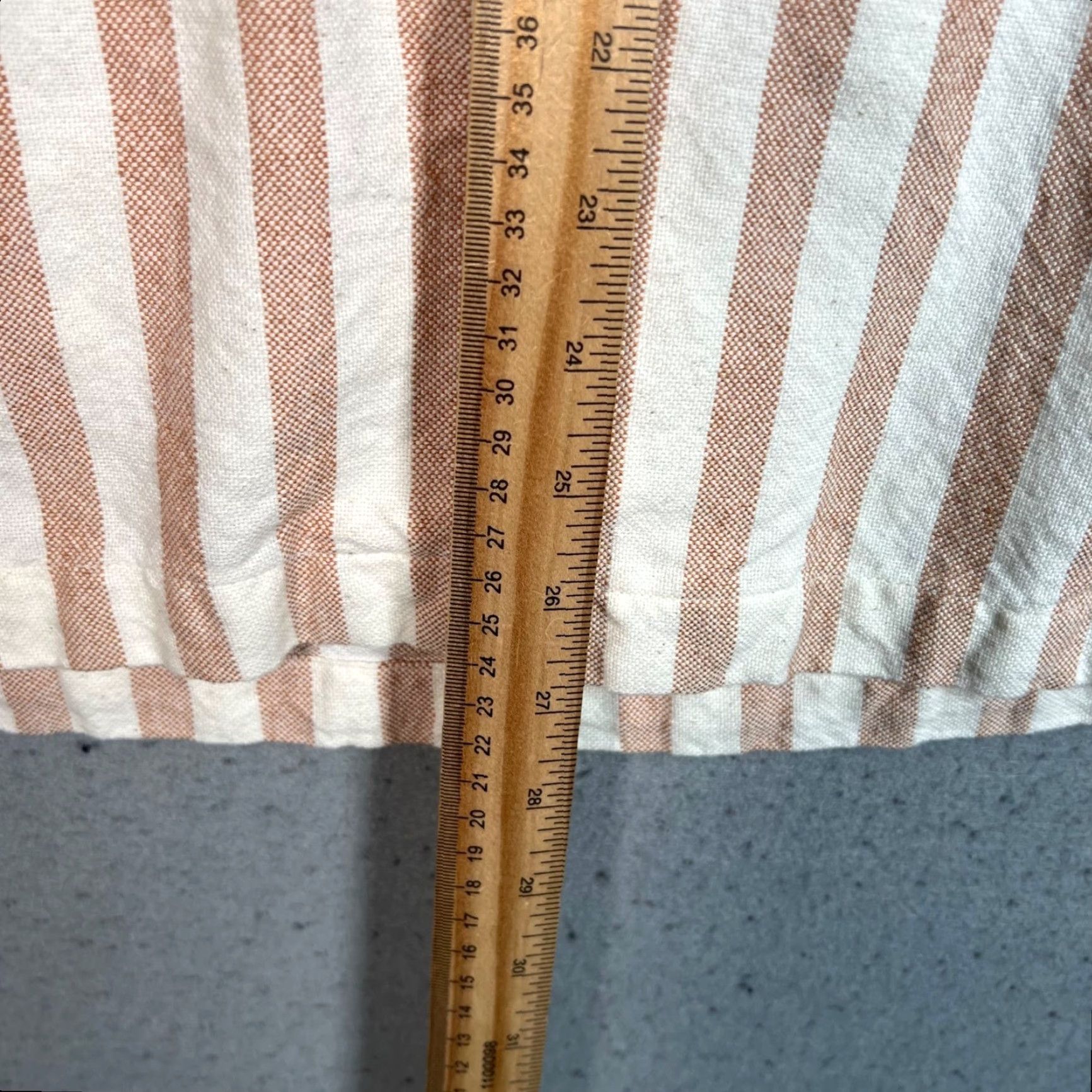 Vintage Luna Zorro Mens Medium Handwoven Cotton Striped Short-Sleeve Shirt Beige & White Size US M / EU 48-50 / 2 - 5 Thumbnail