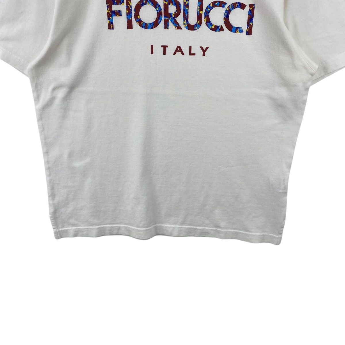 Fiorucci × Japanese Brand × Vintage Pick!! Vtg FIORUCCI Big Spellout Top Tee Tshirt Size US XL / EU 56 / 4 - 7 Thumbnail
